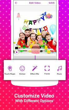 Birthday Photo To Video Maker APK screenshot 1