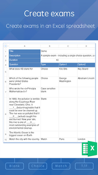 MTestM: Create your own exams and tests APK screenshot 1