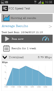 FCC Speed Test APK screenshot 1