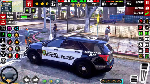 US Police Prado Parking 3D APK screenshot 1