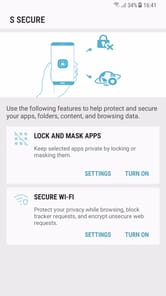 S Secure APK screenshot 1