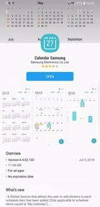 Samsung Calendar APK screenshot 1