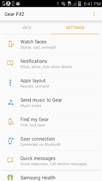 Gear Fit2 Plugin APK screenshot 1