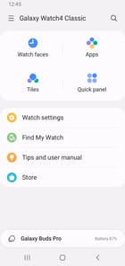 Galaxy Watch Manager APK screenshot 1