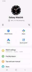 Galaxy Watch6 Plugin APK screenshot 1
