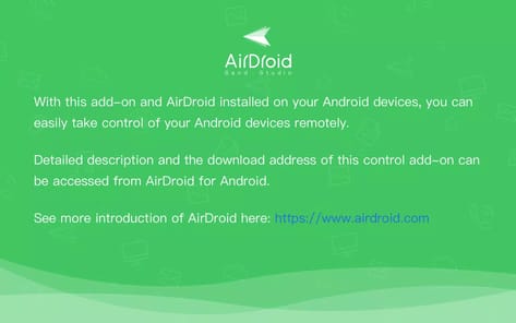 AirDroid Control Add-on APK screenshot 1