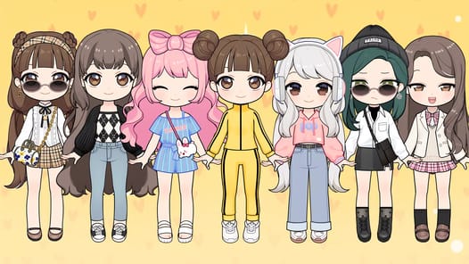 Sister Yell's Dress Up APK screenshot 1