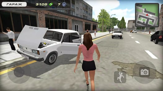 Lada 2107 Russian City Driving APK screenshot 1