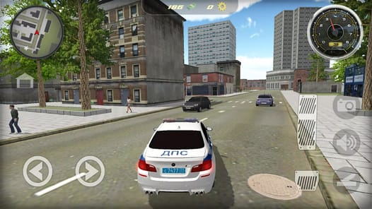 Car Simulator BMW M5: Police APK screenshot 1