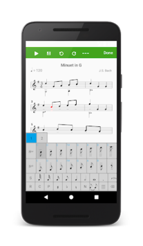 Score Creator: write music, compose sheet music. APK screenshot 1
