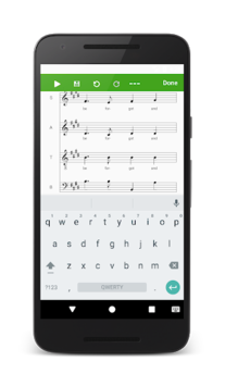 Score Creator: write music, compose sheet music. APK screenshot 1