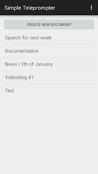 Simple Teleprompter APK screenshot 1