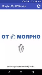 Morpho SCL RDService APK screenshot 1