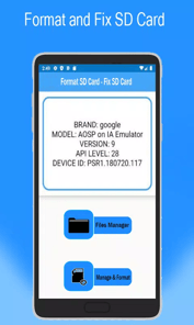 Format SD Card - Memory Format APK screenshot 1