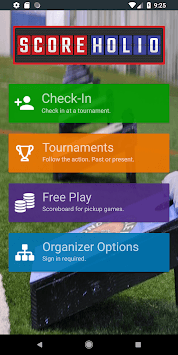Scoreholio: Cornhole Brackets & Scoring APK screenshot 1
