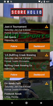 Scoreholio: Cornhole Brackets & Scoring APK screenshot 1
