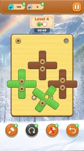 Unscrew Wood Nuts and Bolts APK screenshot 1