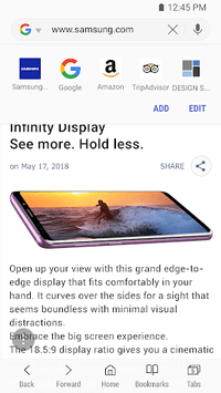 Samsung Internet Browser Beta APK screenshot 1