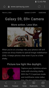Samsung Internet Browser APK screenshot 1