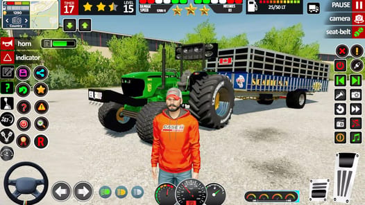 Farm Tractor Simulator Game APK screenshot 1