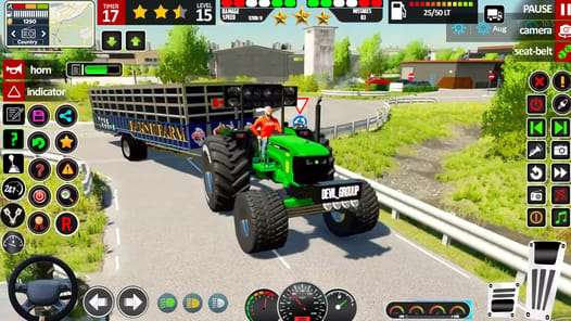 Farm Tractor Simulator Game APK screenshot 1