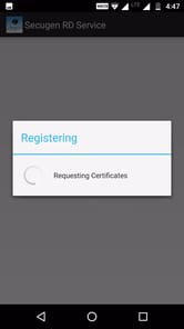 SecuGen RD Service APK screenshot 1