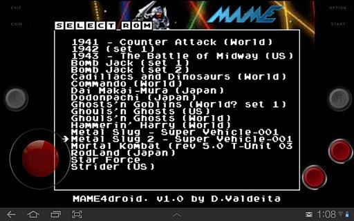 MAME4droid (0.37b5) APK screenshot 1