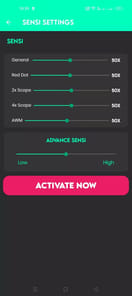 Sensi Onetap Macro GFX Pro APK screenshot 1