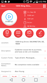 Service Fusion APK screenshot 1