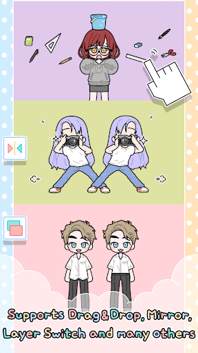 Pastel Friends : Dress Up Game APK screenshot 1