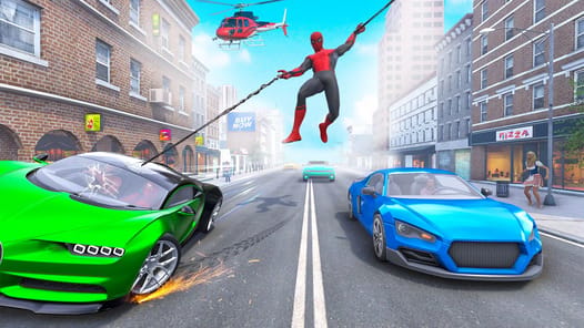 Rope Spider Hero Crime Fighter APK screenshot 1