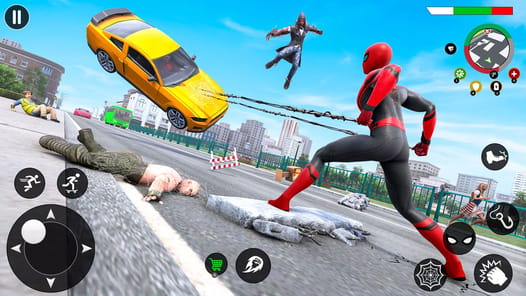 Rope Spider Hero Crime Fighter APK screenshot 1