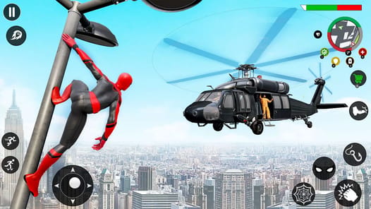 Rope Spider Hero Crime Fighter APK screenshot 1
