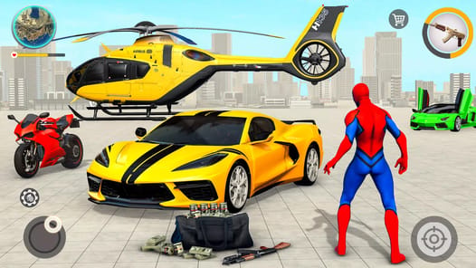 Hero Rope : Grand Thief City APK screenshot 1