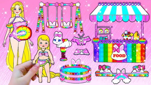 Chibi Dolls Dress Up Makeover APK screenshot 1