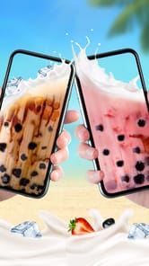 Boba Blast: DIY Bubble Tea Sim APK screenshot 1