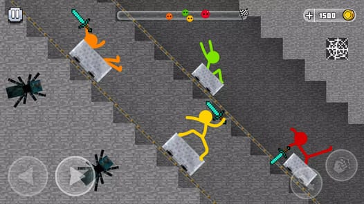 Stick-man Parkour Run APK screenshot 1