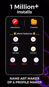 Name Art - Text & Photo Editor APK screenshot 1