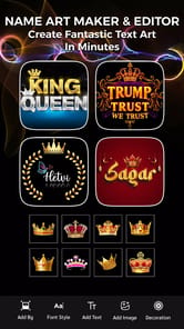 Name Art - Text & Photo Editor APK screenshot 1