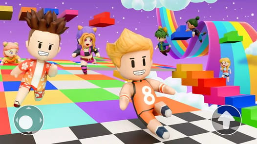 Fall Party.io: Match Race APK screenshot 1