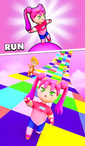 Fall Party.io: Match Race APK screenshot 1