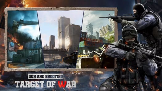 Gun and Shooting: Target war APK screenshot 1