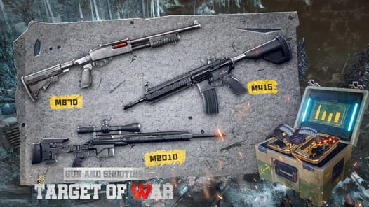 Gun and Shooting: Target war APK screenshot 1