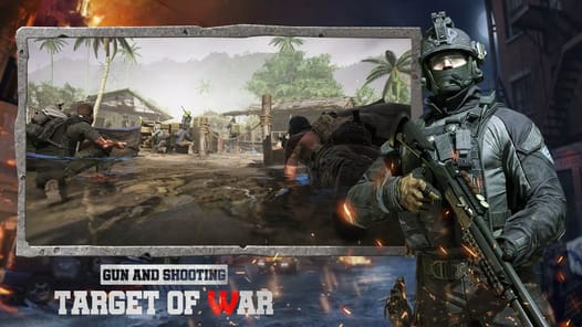 Gun and Shooting: Target war APK screenshot 1