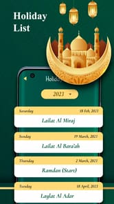 Hijri Islamic Calendar APK screenshot 1