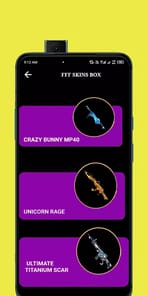 FFF FF Skin Box Elite Pass APK screenshot 1