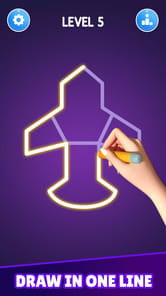 Single Line: Drawing Puzzle APK screenshot 1