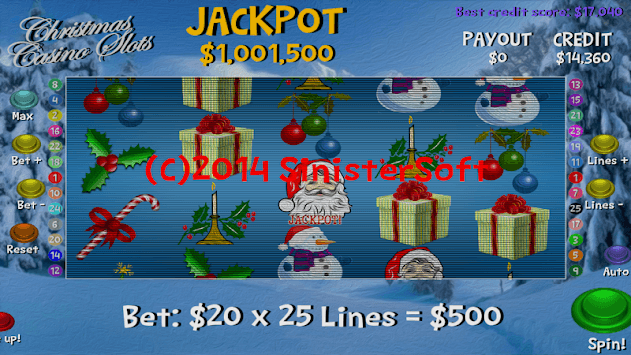 Christmas Casino Slots APK screenshot 1