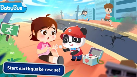 Baby Panda Earthquake Safety 4 APK screenshot 1