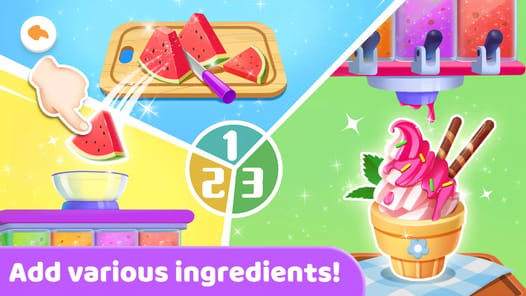 Little Panda's Ice Cream Stand APK screenshot 1